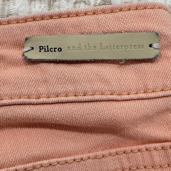 Pilcro and the Letterpress Coral Straight Leg Jeans - Picture 5 of 5
